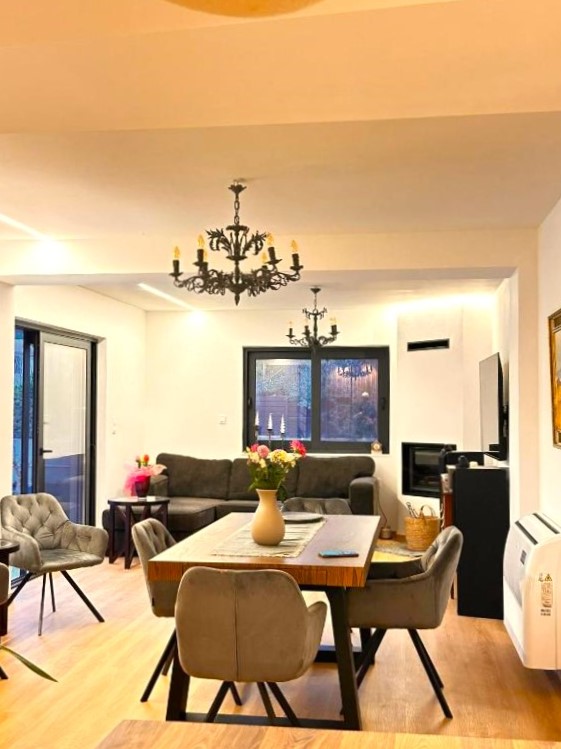 Open plan dining room, Eutopia Villa Lagonisi