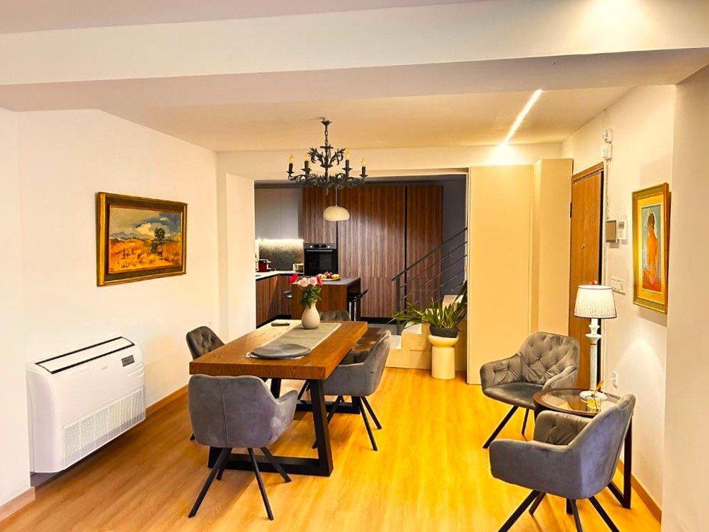 Spacious living room at Eutopia Villa
